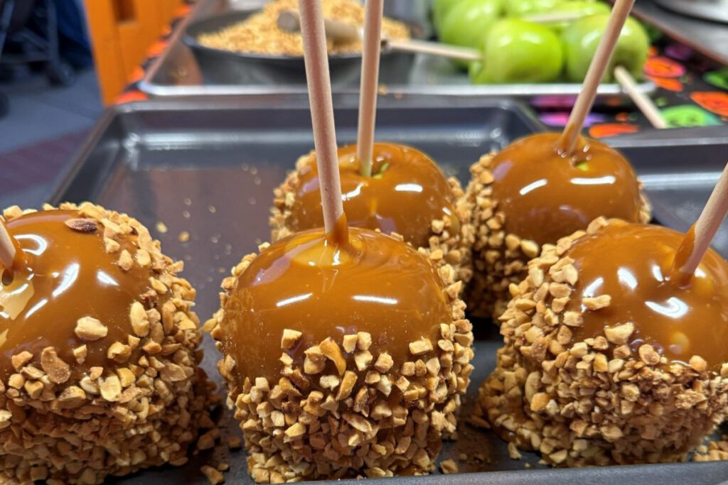 SWEET TREAT Caramel apples are a much-anticipated treat at the Candle Lighters Ghost House.
Godiva Photography